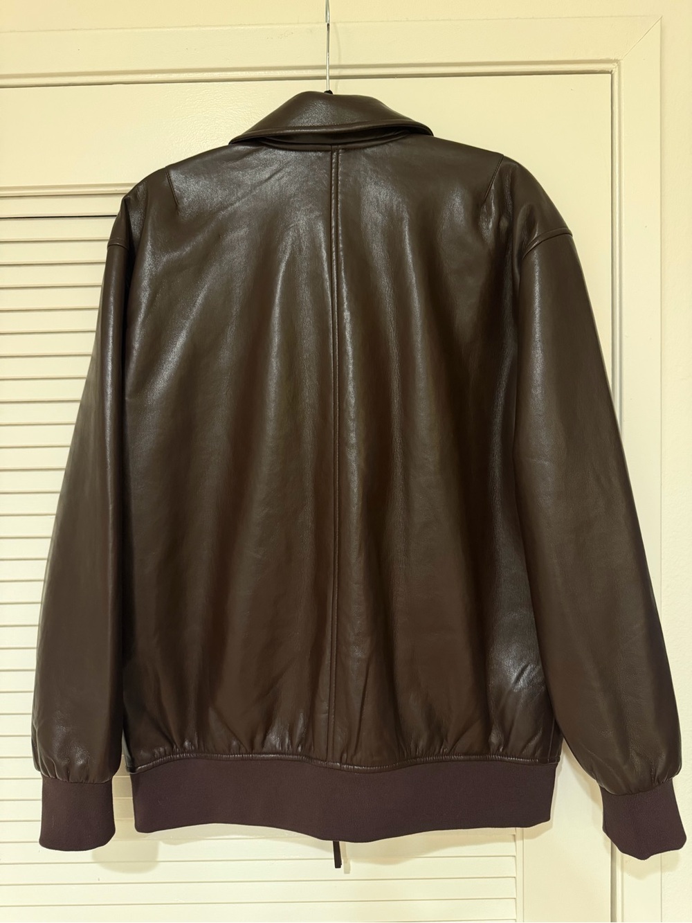 ANINE BING Kelanie Brown Leather Jacket - Picture 6 of 6